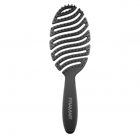 FRAMAR Kefa na rozčesávanie Flex Brush Black